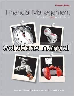 Financial management principles and applications 11th edition solutions manual. - S for pegeot 607 car owner manual.