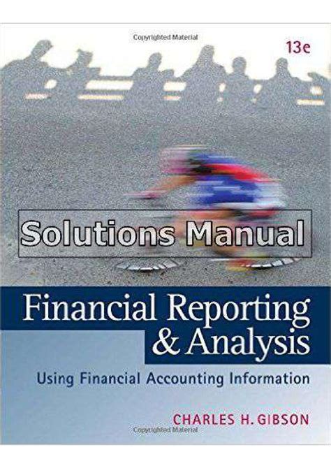 Financial reporting and analysis gibson 12th edition solutions manual free download. - Trane liquid aircooled service maintenance guide.