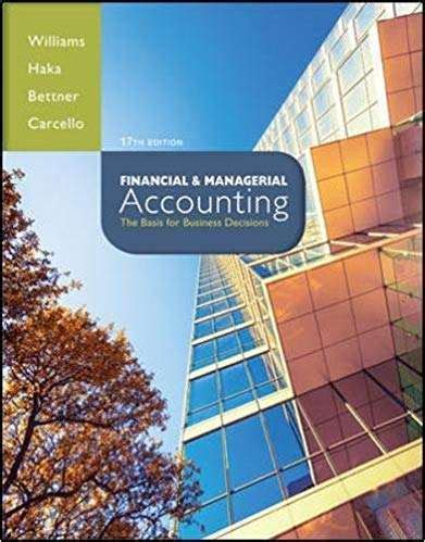 Download Financial  Managerial Accounting By Jan R Williams
