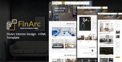 Finarc Interior Design Html Template By Blog Designer Themeforest