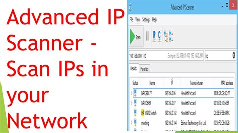 Find Any IP Or MAC Address Easily - Advanced IP Scanner