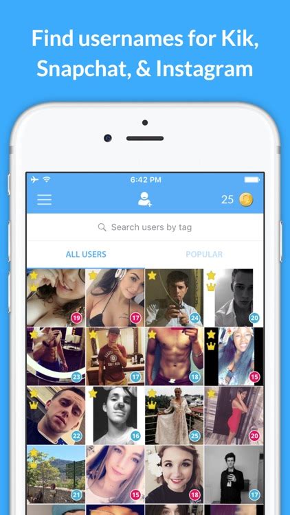 Find Kik, Snapchat usernames & more!