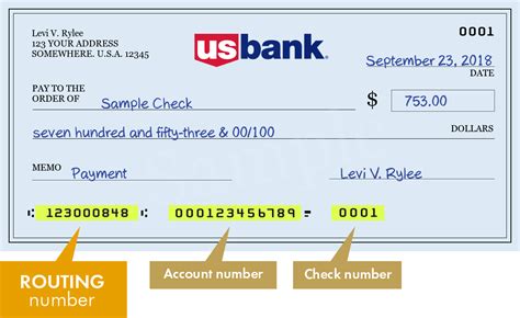 Find Your U.S. Bank Checking Routing Number