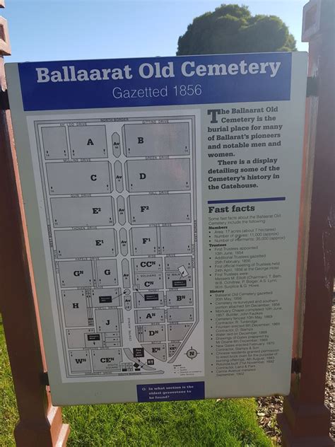 Find a grave in ballarat cemetery victoria. .  ...