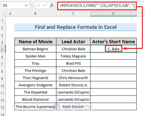 Find and replace in excel formula.  Find and Replace Cells Using Excel XLOOKUP ...