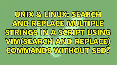 Find and replace strings in vim on multiple lines