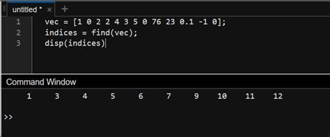 Find indices and values of nonzero elements (2024)