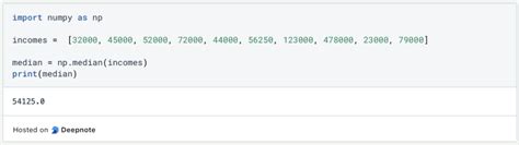 Find median of array without sorting python.  It must have the same sha...