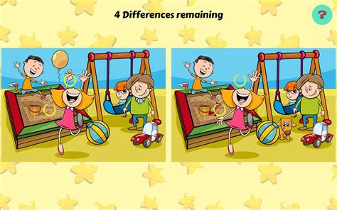 Find out the difference games. Find the Differences | Math Playground. Play Game in Fullscreen Mode. Google Classroom. The two pictures might look the same but there are seven hidden differences. Look carefully! When you find a difference, click or touch the spot. You have 90 seconds to find them all. Play Find the Differences at Math Playground! Compare the pictures. 