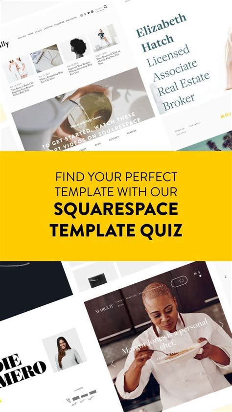 Find the perfect Squarespace template with our template quiz. Not every