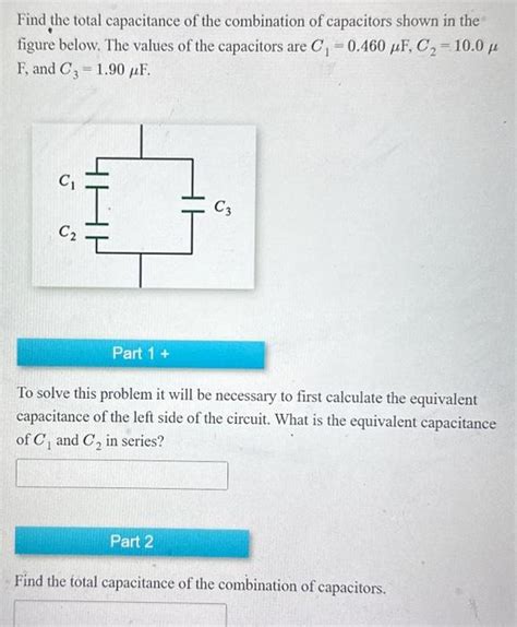 Find the total capacitance of the combination of capacitors. 4 nC fAlternating Curr...