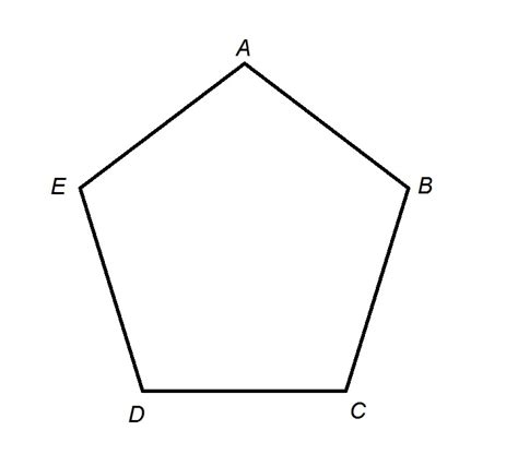 Find vertices coordinates of regular pentagon given one of the ...