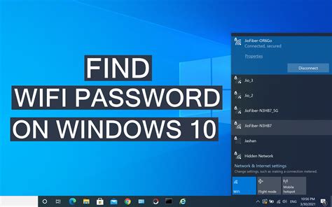 Method 1: View Connected WiFi Password From Windows 10 Network Settings. This method of finding the WiFi password on Windows 10 will be done through the Network and Internet settings. This is the easiest method to find out the WiFi password. Click on the WiFi icon on the bottom corner of the Taskbar and select Open Network and Internet settings .... 