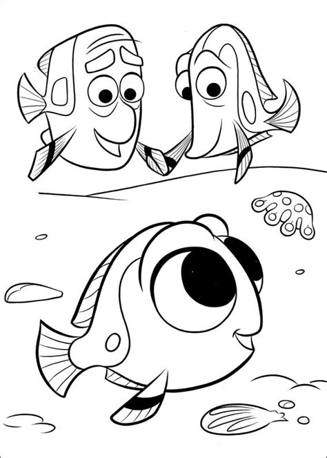 Finding Dory Coloring Pages Educative Printable