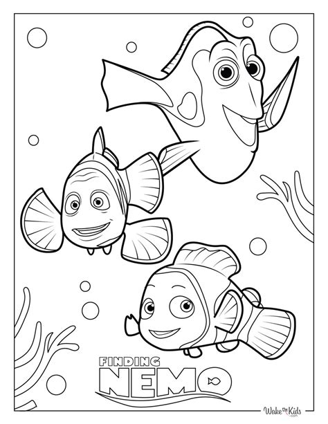 Finding Nemo Coloring Page