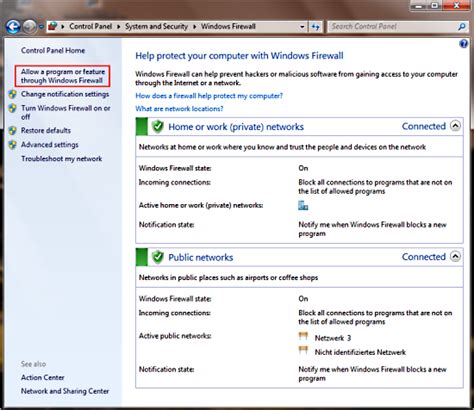 Finding and Using the Windows 7 Firewall