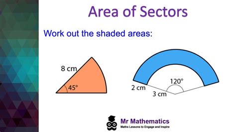 Finding the Area of a Sector - Mr-Mathematics.com