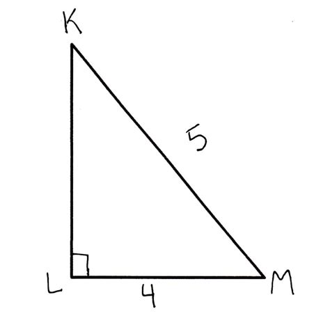 Finding the length of a side in a right-angled triangle