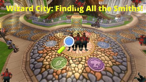 Finding the smiths wizard101. Watch this video tutorial to learn how to find the Smiths locations in Wizard101. Wizard101 is an online, multiplayer, Wizard school adventure game with collectible card magic, wizard duels, and far off worlds! The game allows players to create a student Wizard in an attempt to save Wizard City and explore many different worlds. Search ... 