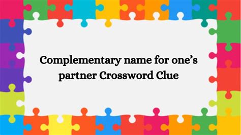 Fine partner crossword clue - LATCrosswordAnswers.com