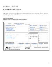 Fine print w-2 form answer key {sztwf}