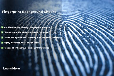 Finger print check.  Our services include TSA Fingerprint-Based Background Check T...