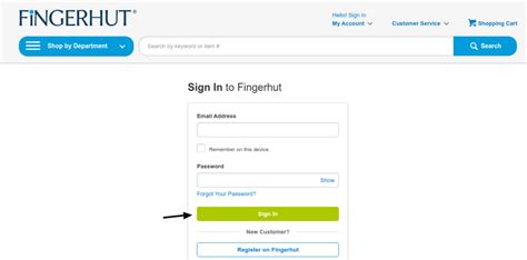 Fingerhut my account. No account? Register now! By signing in you agree to the Terms of Use, WebBank/Fingerhut Credit Account Terms and Conditions and Arbitration Clause, and Privacy ... 