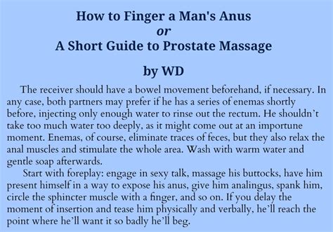 Fingering in the anus. Things To Know About Fingering in the anus. 