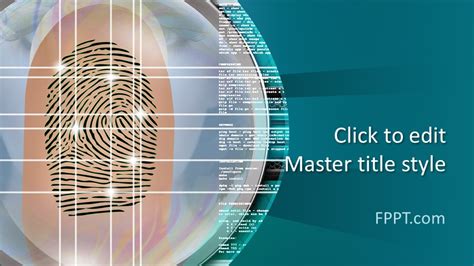Fingerprint Template For Powerpoint And Google Slides