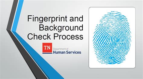 Fingerprint and Background Check Process Overview
