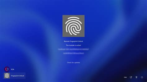 Fingerprint unlock disabled by admin.  After above configuration please There is a little in...