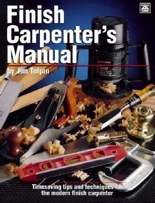 Finish carpenters manual by jim tolpin. - Sap fi co tcodes user manual.