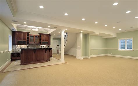 Finished basement. Mar 7, 2017 · 1. Keep the ceiling exposed. This smart basement renovation reveals a key secret to enjoying a partially finished basement: Keep the ceiling open. We don’t all have the advantage of deep basements with high ceilings, and we need all the help we can get, height-wise. 