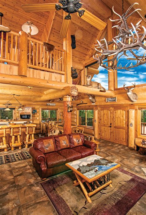 Finishing Touches: Interior Log Walls - Log Home