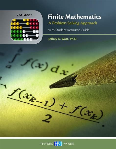 Finite mathematics a problem solving approach with student resource guide 2nd edition iupui. - Nes english language arts study guide.