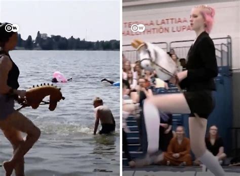 Finlandiya'da Meşhur Bir Spor Olan "At Başlı Değnek" Binicisi Yaptığı Sporun Detaylarını Anlattı
