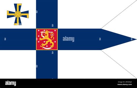 Finlands president flagga