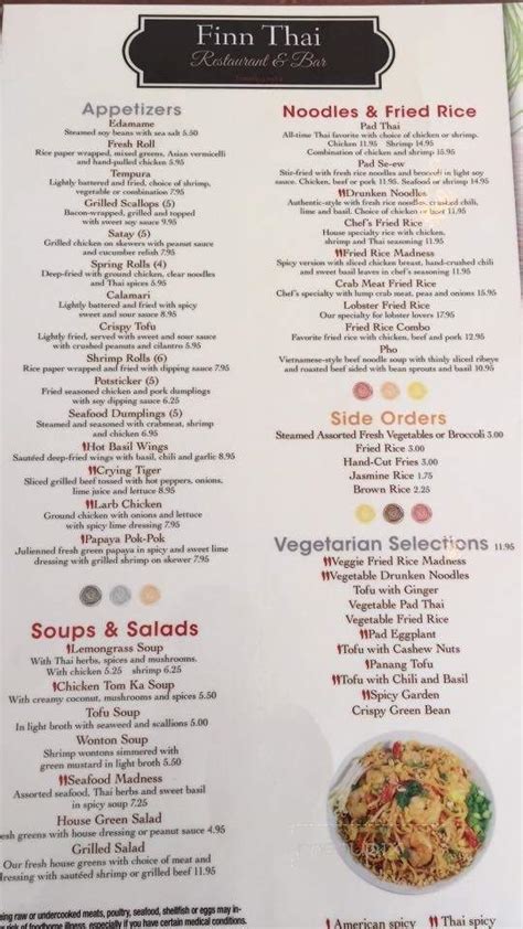 Finn Thai Purcellville - Home - Purcellville, Virginia - Menu, …