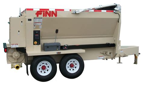 Finn material blower. Finn Model BB1208 and 1216. Models BB1208 and BB1216 were added to the Bark Blower family in 2003. These units were designed specifically to do a couple of things: convey the heaviest of materials (loam, stone etc.) and to convey large volumes of lighter materials (bark mulch, compost, playground chips) to large areas very quickly. 