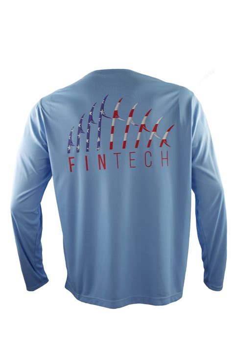 Fintech Fishing Shirt, FINTECH Men's Polyester Long sleeve Graphic T-shirt  Work Shirt (2X Large) Item #4950605.