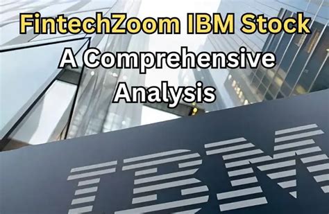 Fintechzoom ibm stock. Things To Know About Fintechzoom ibm stock. 