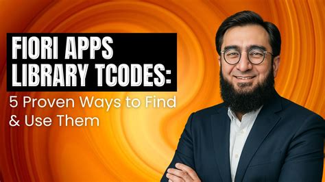 Fiori apps library tcode.  There are more t-codes, tables, and programs for Hello everyone...