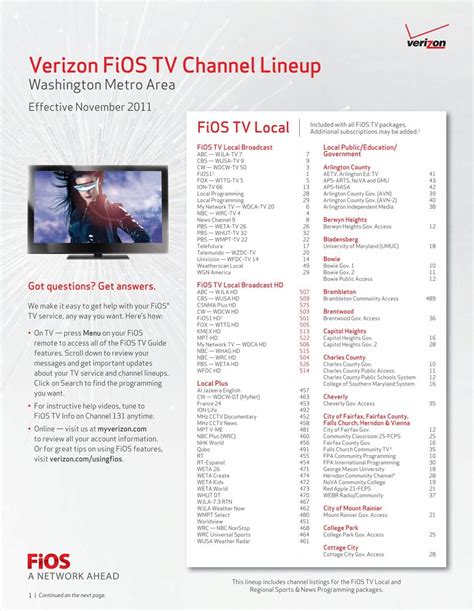 Here’s a list of HD channels from Frontier Communications. Local HD channels (502-549) may according to market so check your TV guide. Channel availability and location may also vary by market ...