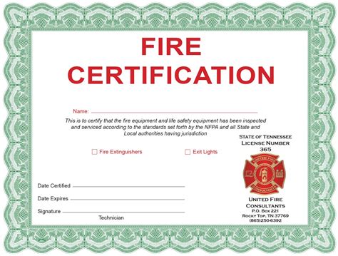 Fire Certificate - GoBusiness