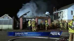 Fire Destroys Porch, Damages House In Bethel Park