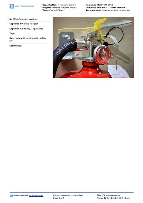 Fire Extinguisher Inspection Checklist Better than PDF/Word/Excel