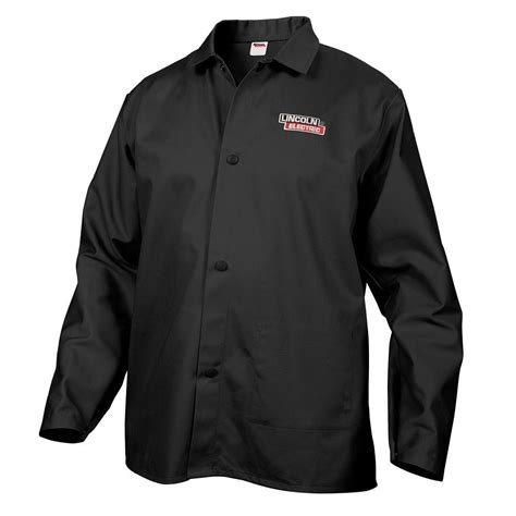 Fire Resistant X-Large Black Cloth Welding Jacket - The Home Depot