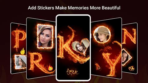 Fire Text Photo Frames Editor APK Download for Android 