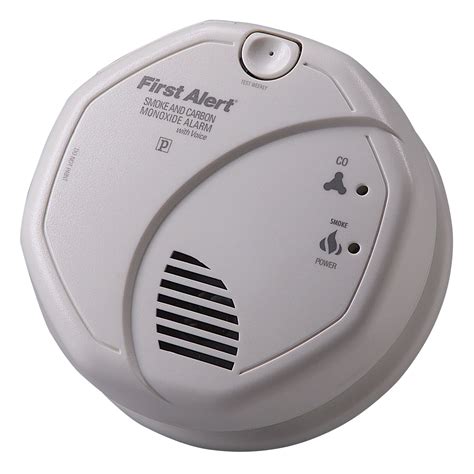 Fire alarm and carbon monoxide detector. A smoke detector sounds the alarm in the event of a fire, while a carbon monoxide detector alerts you when a combustion appliance in your home emits dangerous carbon monoxide. In each case, a sensor detects a … 