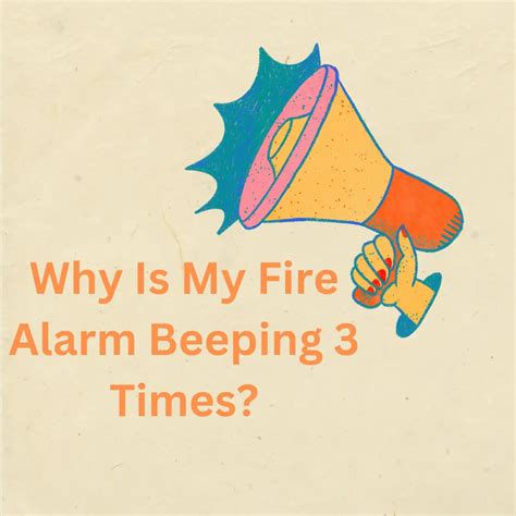 Fire alarm beeping 3 times. If your CO alarm stopped beeping after being outside in the fresh air for 10 minutes, you may have a possible carbon monoxide leak in your home. We recommend calling your gas supplier or national emergency gas helpline on 0800 111 999 and await further instruction. Carbon monoxide is a highly poisonous gas, … 